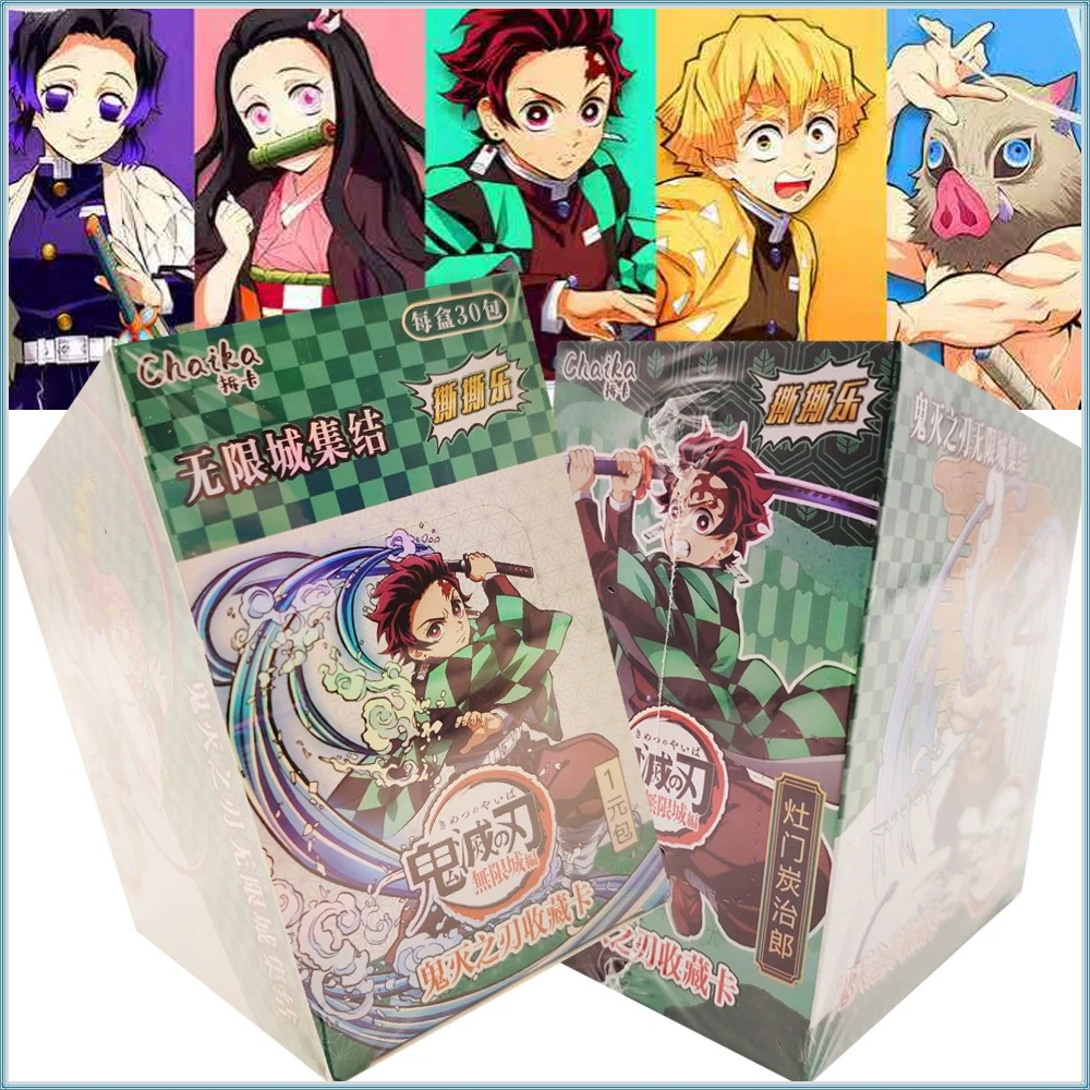 

Demon Slayer Fun Collection Cards Japanese Anime Fashion Trend Peripheral Character Rare Cards Boys Girls Favorite Xmas Gifts