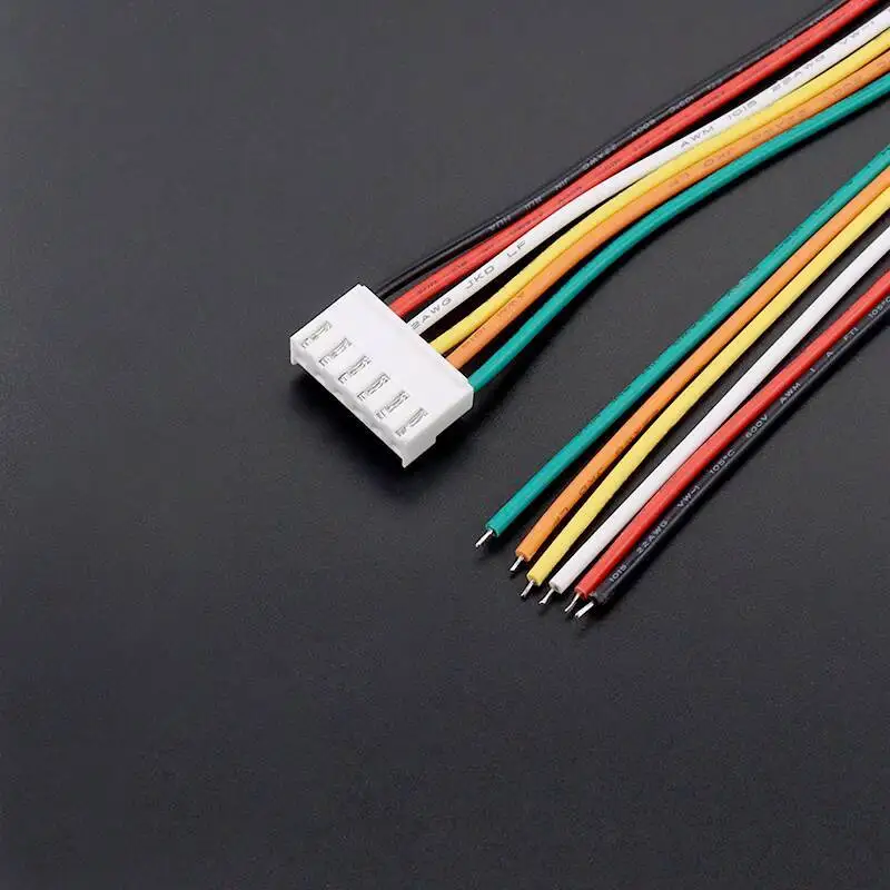 5 Stück VH3.96 Stecker mit Verriegelungsanschluss, Kabelverbindung 3,96 mm, 2P3P4P5P6P, farbig, Einzelkopf, elektronisch, 30 cm lang – Detail 7