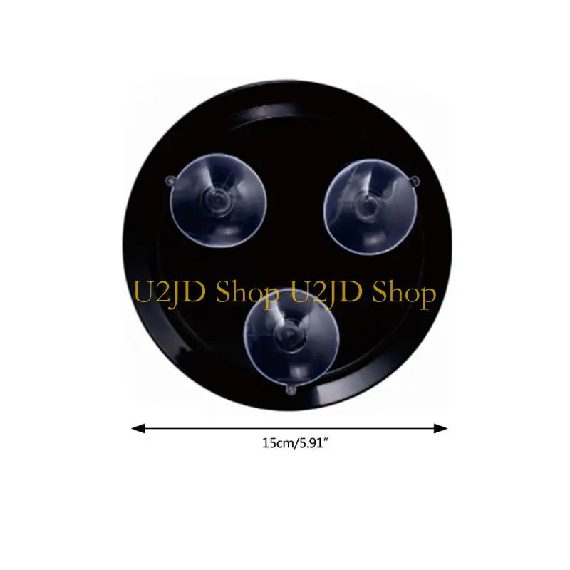 U2jd vergrotende spiegel met zuigbekers plakken op spiegel met 20x vergroting