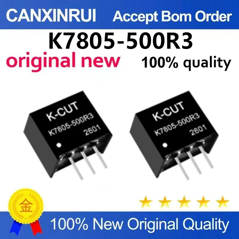 (5pcs-100pcs)Original genuine K7805-500R3 non isolated regulated DC-DC power module 5V0.5A