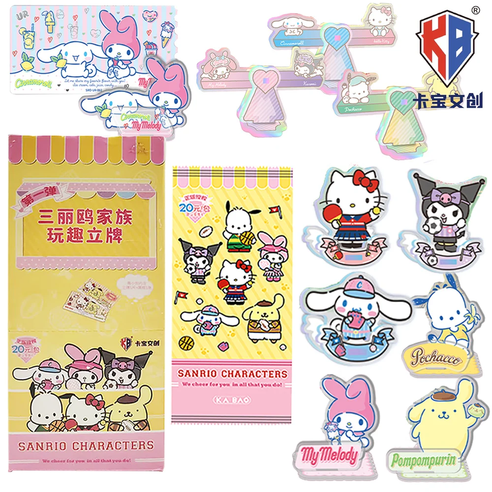 

Новый KABAO оригинальные фанаты Sanrio Cherish Festival подарки забавные и милые японские знаменитости семья HD акриловая подставка модель украшения