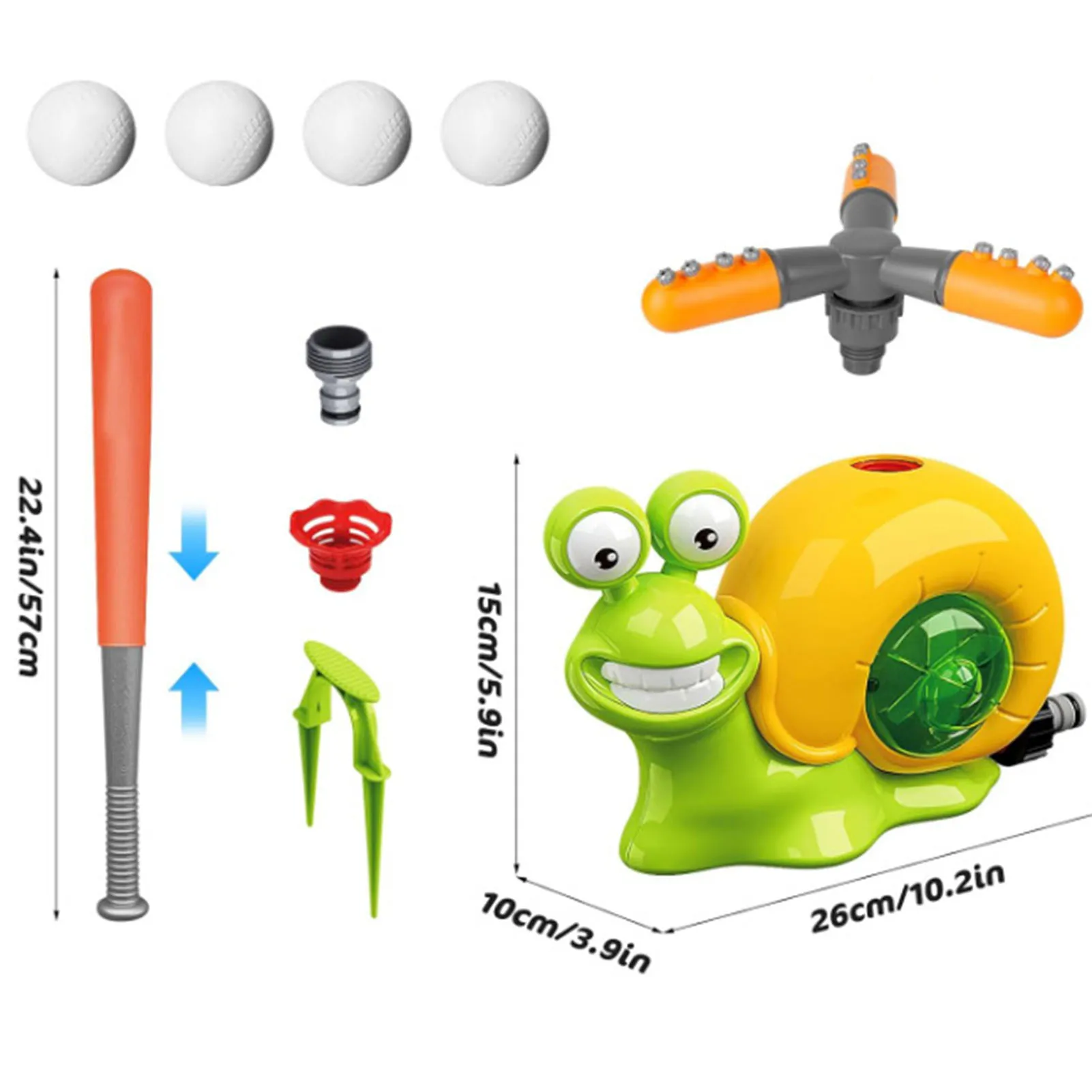 Children's Cute Cartoon Sprinkler Toys Animal Shape Swirls Spray Game Toy For Kids Toddlers