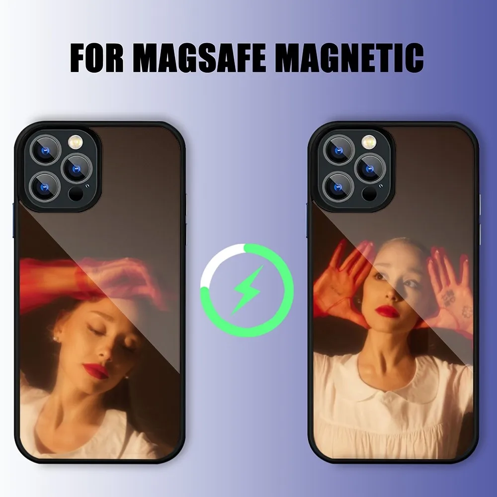 Singer A-Ariana Grandes Eternal Sunshine Phone Case For iPhone 15 14 13 11 12 Pro Max 14 Plus 15 Pro Max For Magsafe Phone Cover