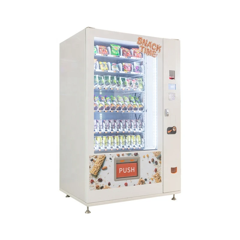 YG Sticker Customized Retail Items Vending Machines Self-service Ice Water Snack Vending Machine for Foods and Drinks