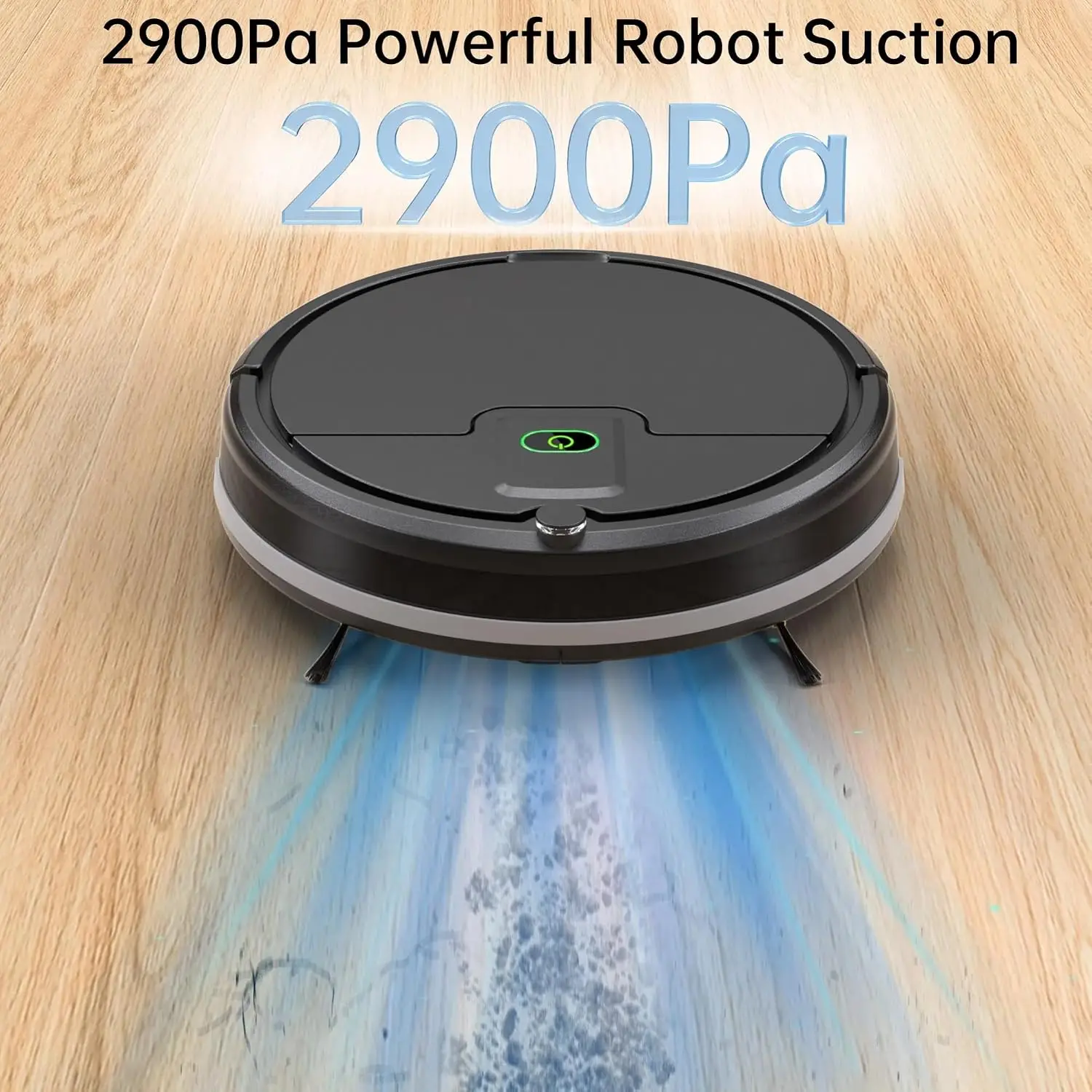 Tangle-Free Robot Vacuum Cleaner for Pet Hair, 120 Mins Runtime, Self-Charging, Ideal for Hard Floors