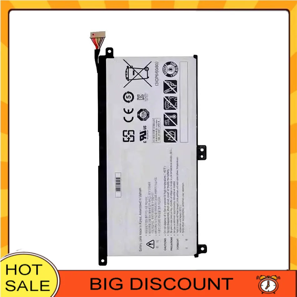 

Laptop Battery AA-PBUN3QB AA-PBUN3AB 3950Mah For Samsung Notebook 7 Notebook7 NP530E5M NP800G5M NP740U5L