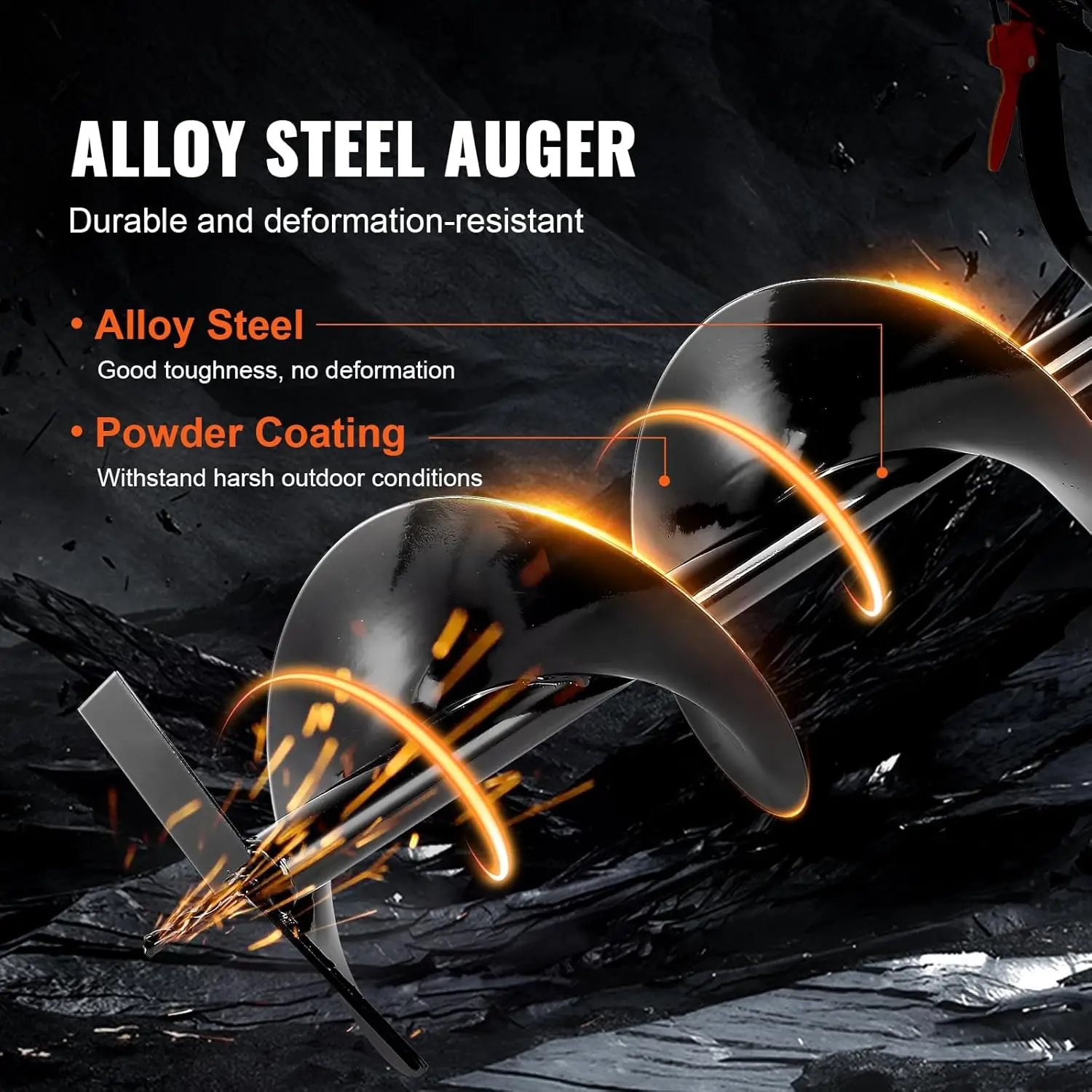 Post Hole Digger, 52cc 1450W Auger Post Hole Digger