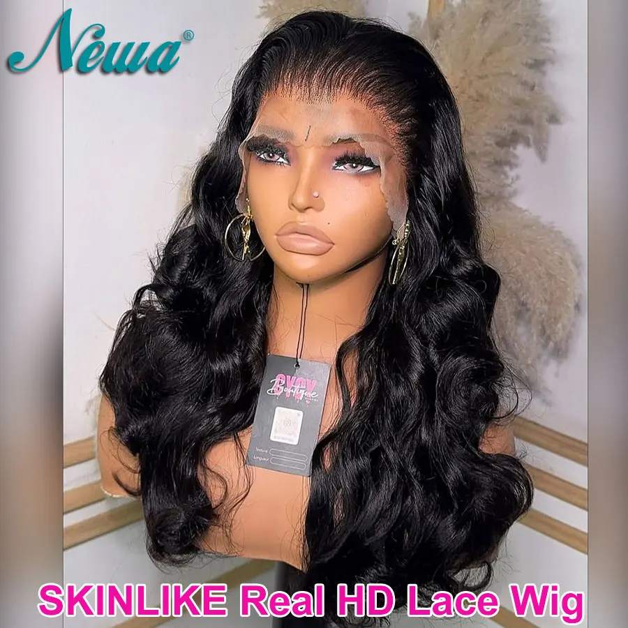 Newa Hair Ultra Thin 13x6 HD Lace Frontal Perücke 250% Dichte Echthaarperücke 5x5/9x6 HD Lace Closure Perücke Klebefreie HD Perücken für Frauen