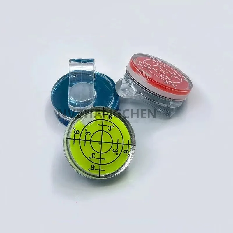 

Horizontal Bubble for Golf Universal Cap Clamp Levelling Bubble Meter Bubble Inclinometer Environmental Bullseye Measure Tools