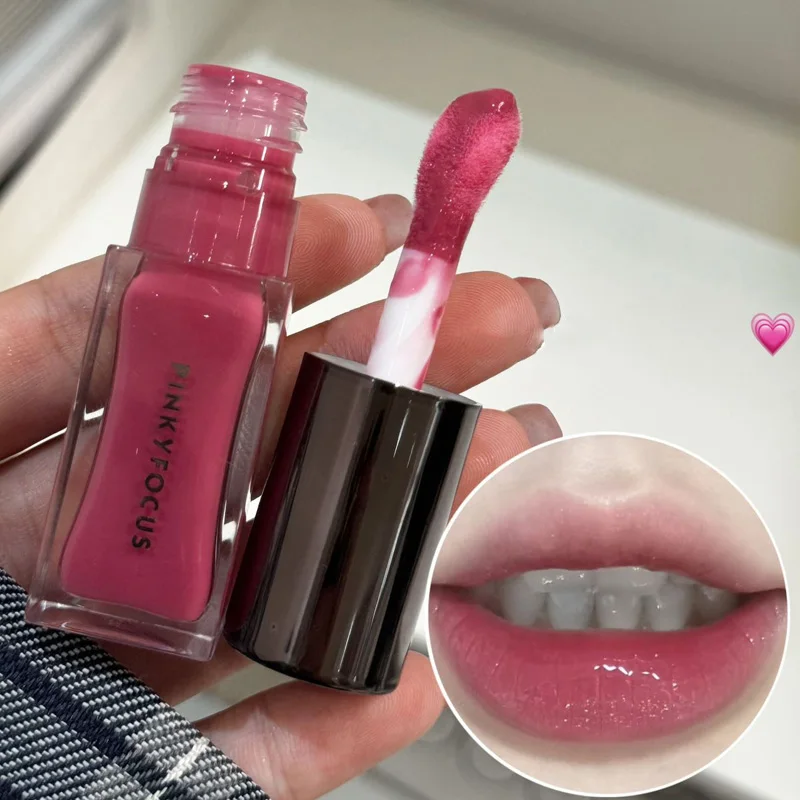 Mirror Water Lip Glaze Waterproof Moisturizing Sexy Red Tint Lipstick Makeup Lasting Non-stick Cup Lip Gloss Cosmetics