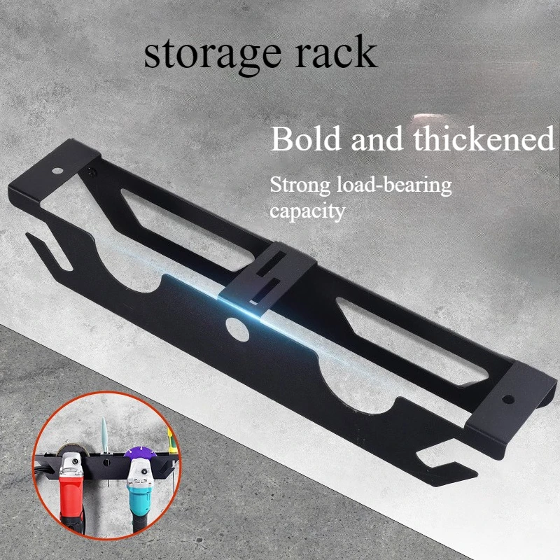 

Large Load-bearing Angle Grinder Storage Rack Wall Mount Organizer Bracket Bracket for Cutters Polishers Workspace