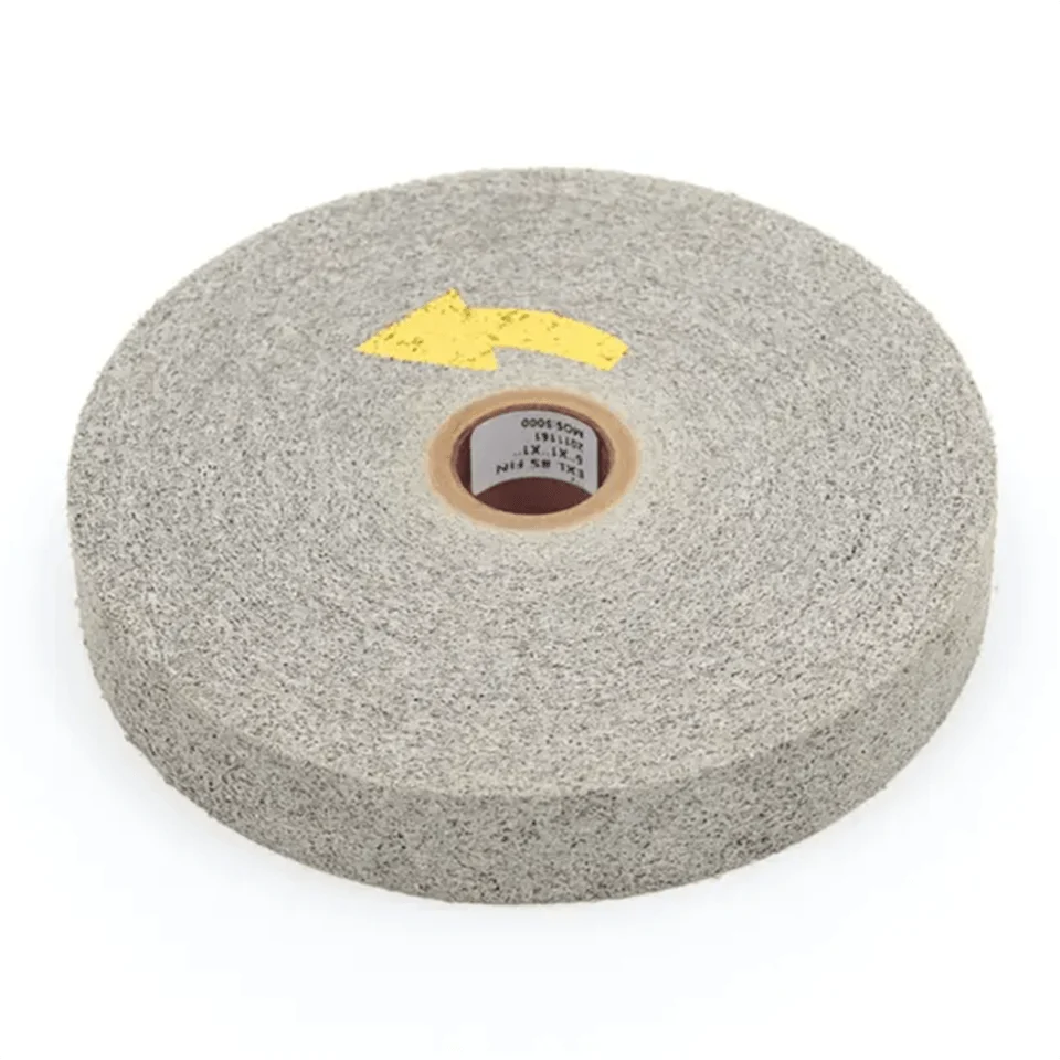 Silicon Carbide Abrasive Wheel  LD 9S FIN 6X1X1 Light Deburring and Polishing Non Woven Convolute Wheel