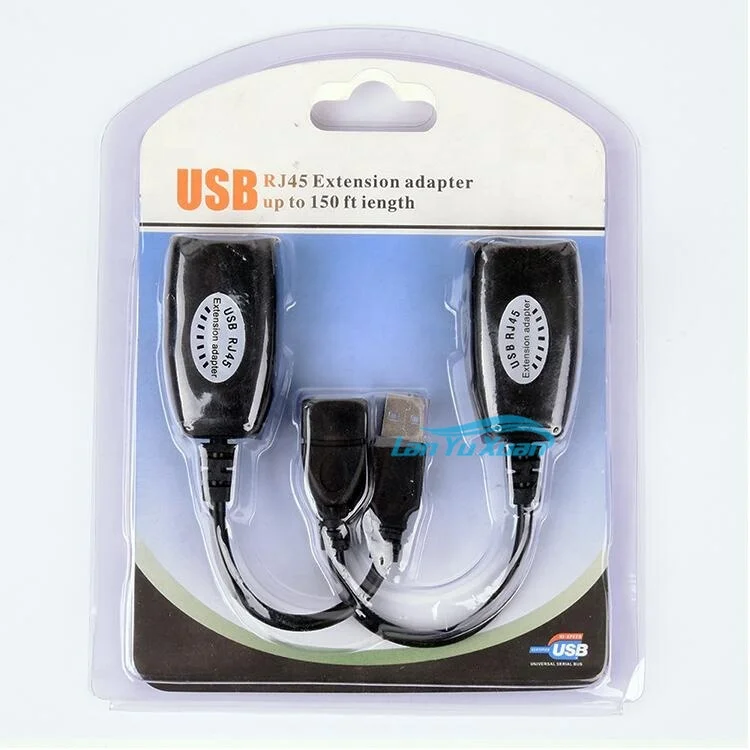 

USB к RJ45 Lan удлинитель кабеля адаптера USB через Ethernet RJ45 удлинитель адаптер Cat5 Cat5E Cat6