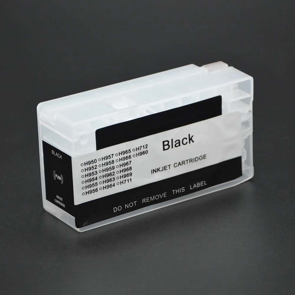 4Color/Set HP712 HP712XL Refill Ink Cartridge with Chip for HP Designjet T210 T230 T250 T630 T650 Printers