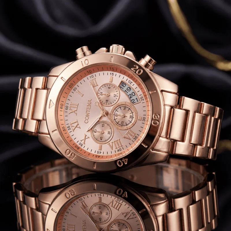 

Модные женские часы, роскошные брендовые кварцевые наручные часы с ремешком из нержавеющей стали для женщин, элегантные женские часы, женские часы