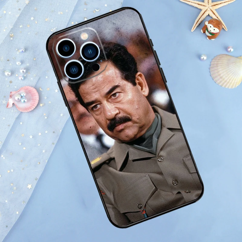Saddam Hussein Iraq Phone Case For iPhone 14 13 12 11 15 16 Pro Max 7 8 Plus XR X XS Max 12 13 Mini Cover Case