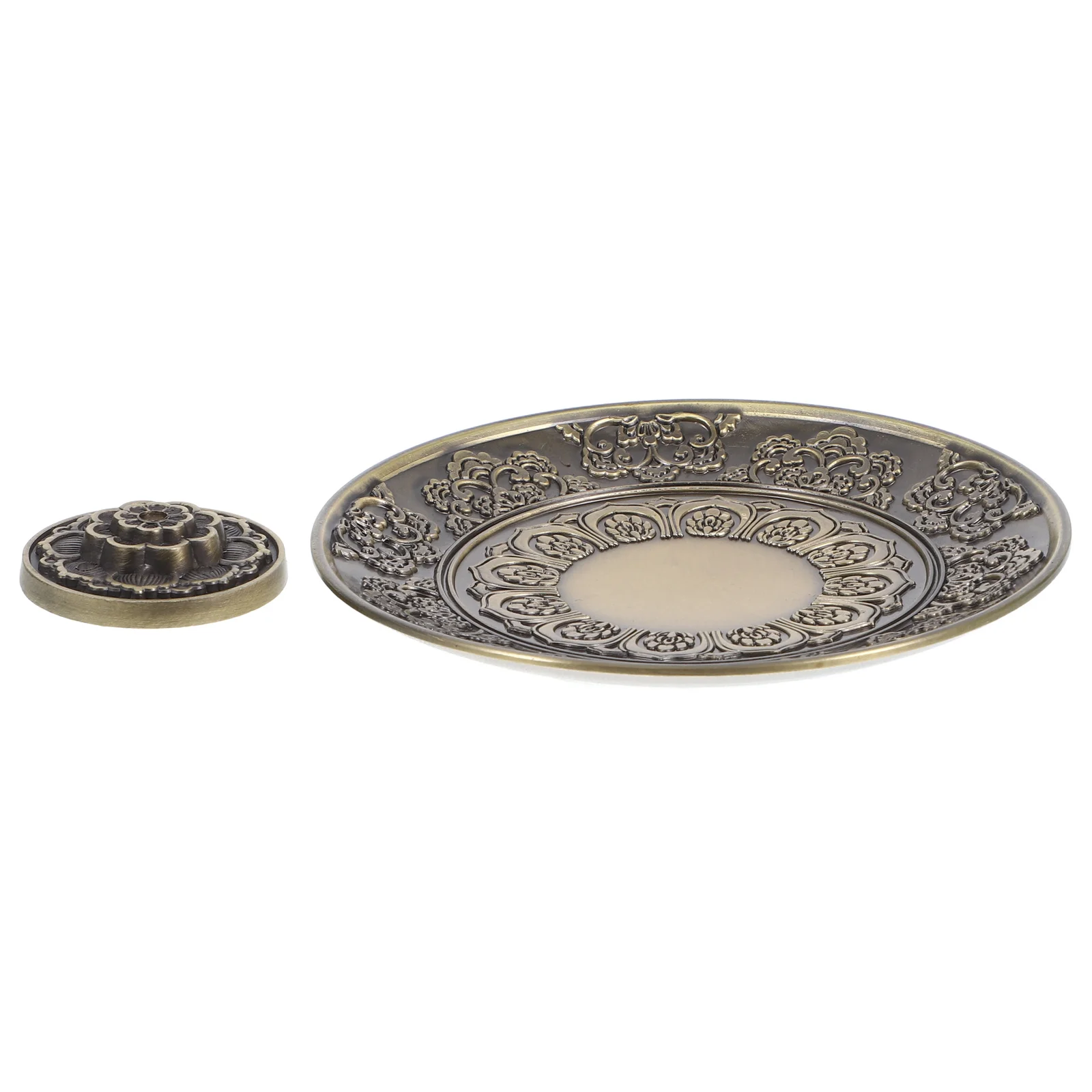 1 مجموعة سبائك الزنك البخور عصا حامل معدني لوتس تصميم الروائح الموقد للداخلية منعش حامل عصا البخور #4