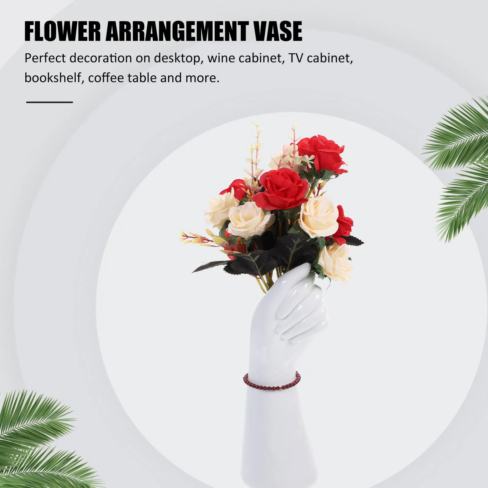 Ceramic Arm Body Shaped Vase Creative Flower Arranging Vase Highlight Charm of Building Birthday Housewarming Gift