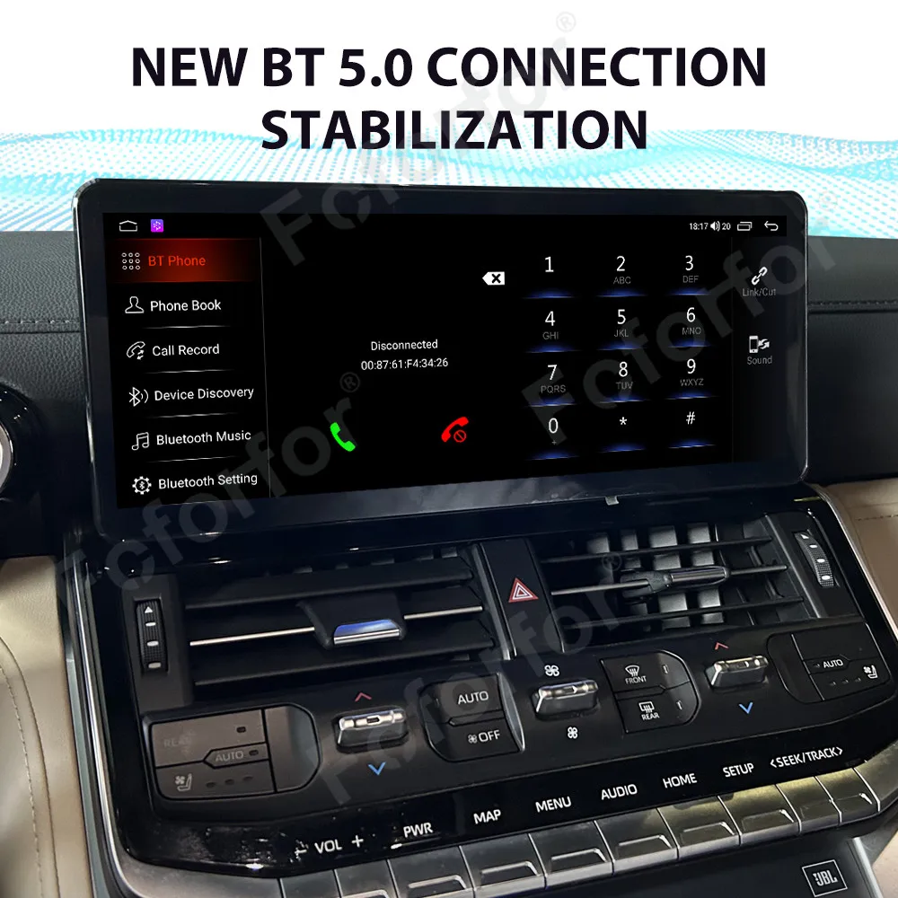 

12.3 Inch Android 13 Upgrade For Toyota Land Cruiser LC3002021-2023 HD Screen Car Radio Multimedia Player CarPlay GPS Heat Unit