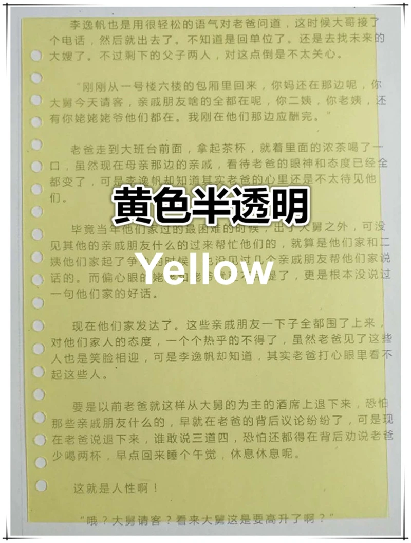 10 TEILE/LOS ReadStar A4 B5 A5 30/26/20 Löcher 9,5mm Pitch Matte PVC Lose Blatt Gesicht Bindung Abdeckung Farbe kunststoff Buch Abdeckung Gesicht – Detail 9