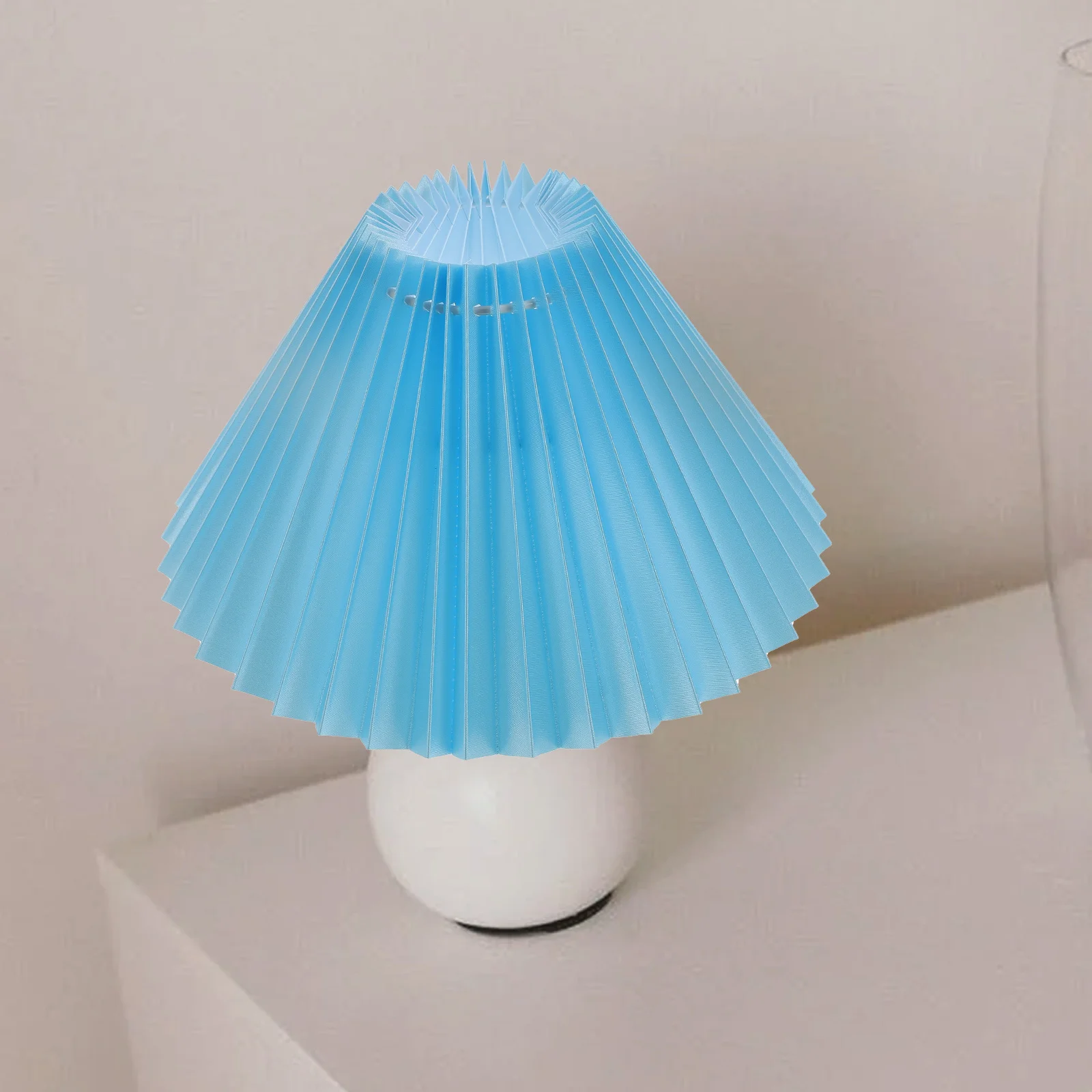 

Креативный плиссированный абажур для домашнего настольного светильника, шикарный аксессуар, декоративный простой стиль, плиссированный абажур, чехол для настольного светильника