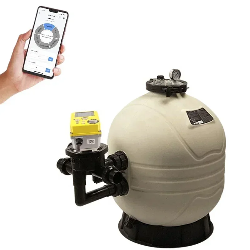 

Умный полностью автоматический фильтр для бассейнов Max Pool Filter - серия MFV, аксессуары для верхнего и бокового монтажа фильтров.