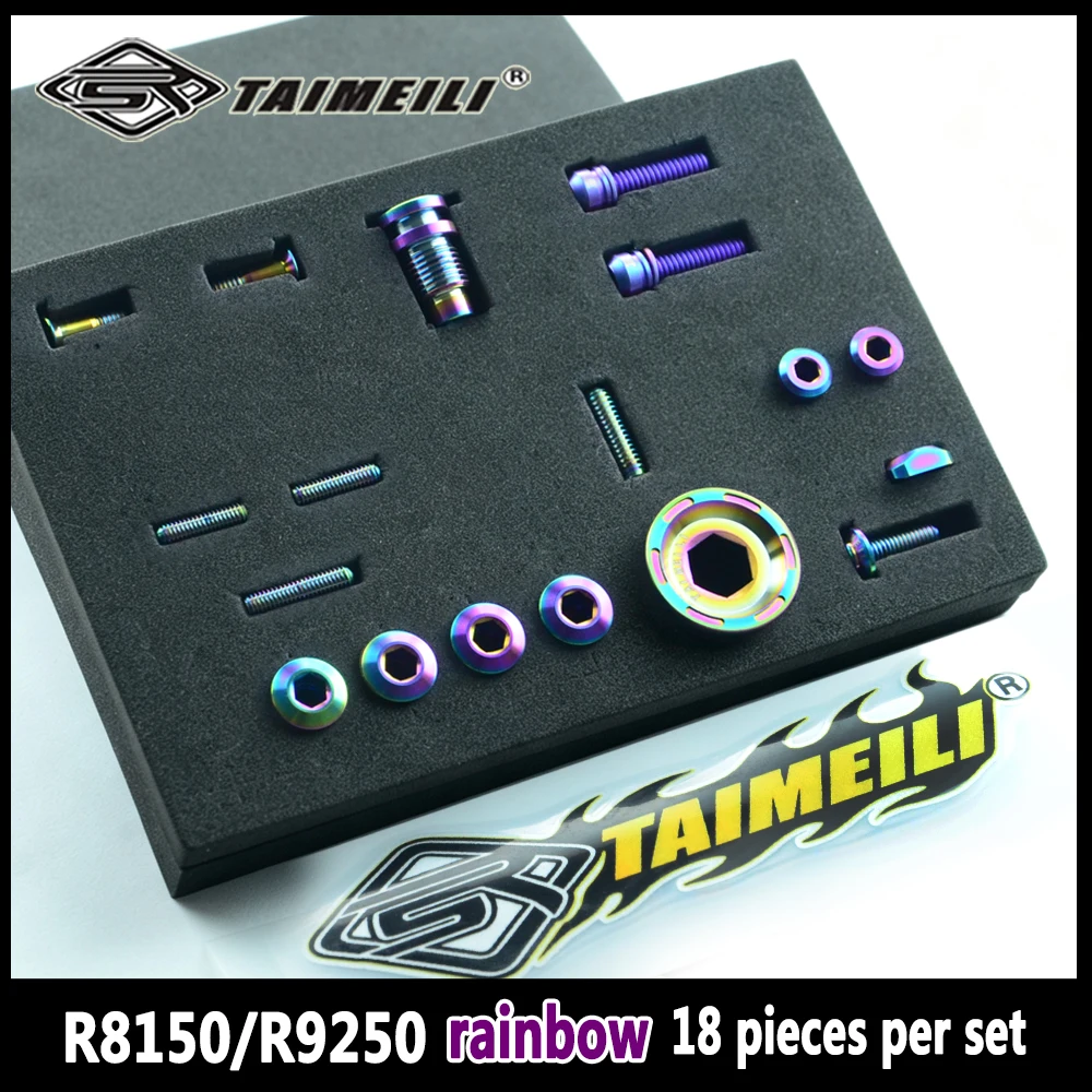 TAIMEILI Titanium alloy screw bicycle transmission R8000/9100/8150/9250 kit upgrade set screws