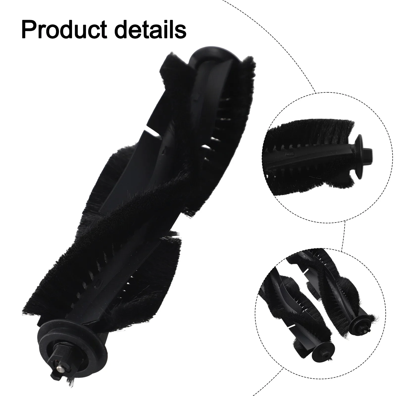 Roller Brush Replacement for ILIFE For V20 and For Vyzzle D10 Robot Vacuums Supporting Cleaning on Hardwood for tile Carpet and