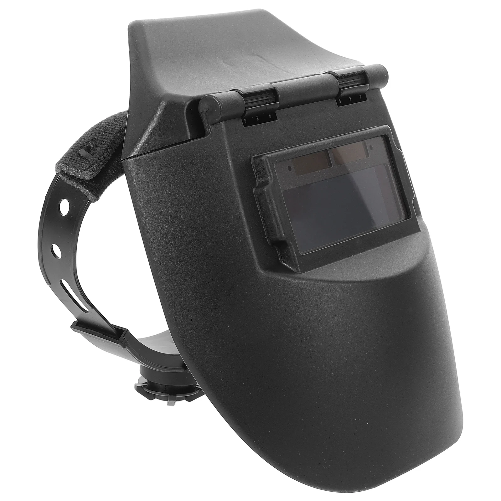 

Automatic Dimming Welding Plastic Welding Hood Headgear Protective Mask Adjustable Cowhide Headb Face Eye