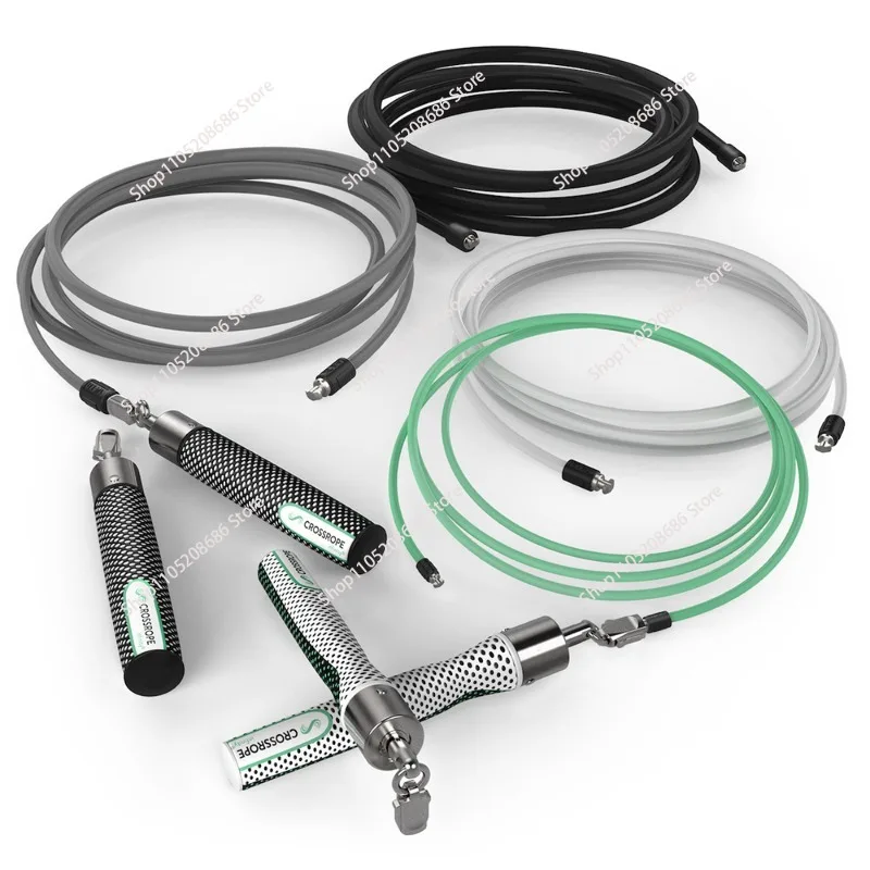 

Съемная скакалка, высокоскоростная спутанная самоблокирующаяся спиральная фитнес-тренажер для сжигания жира и похудения.