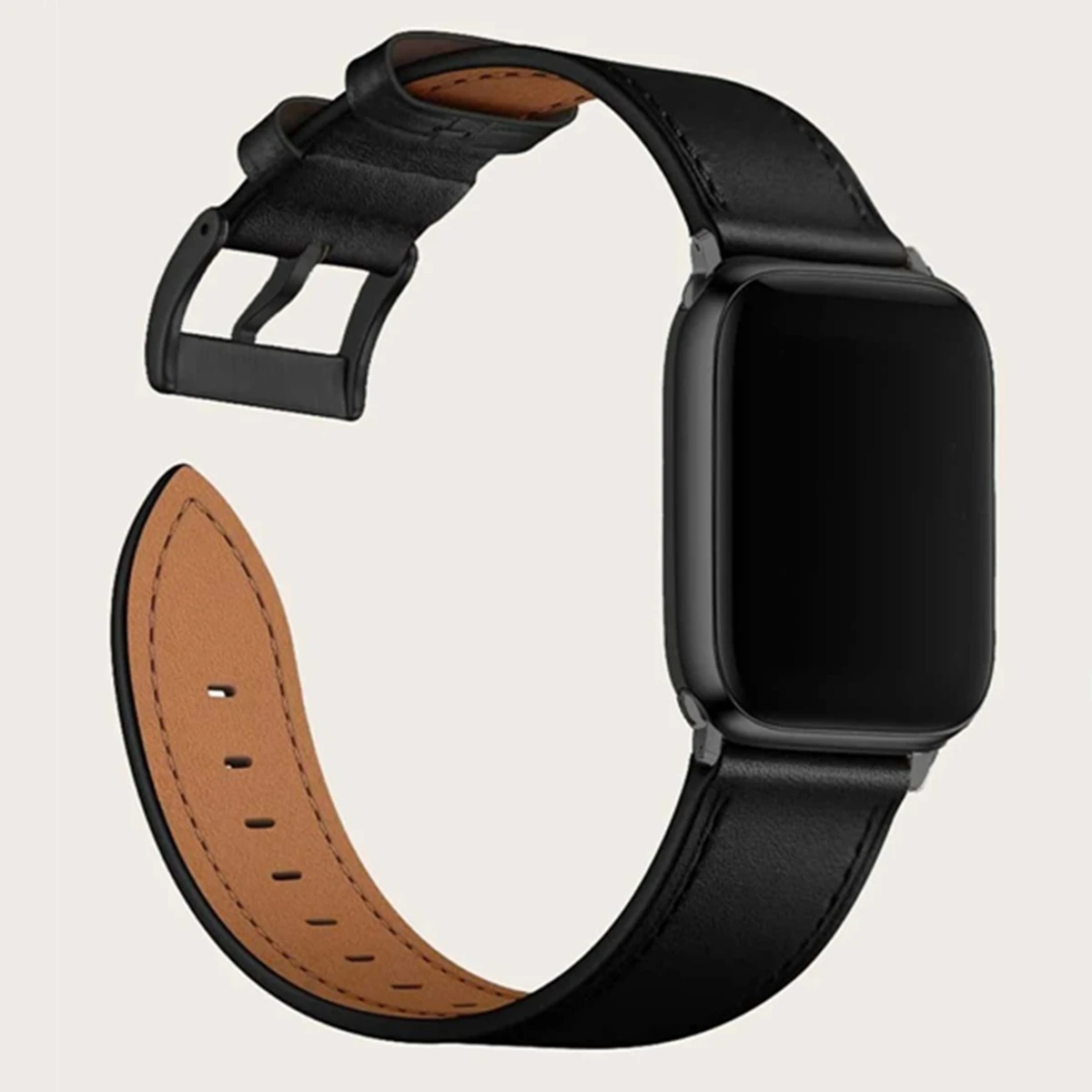 Ремешок из натуральной кожи для Apple Watch Series Ultra 8 7 6 5 4 3, модный спортивный браслет для iWatch 38/40/41/42/44/45/49 мм