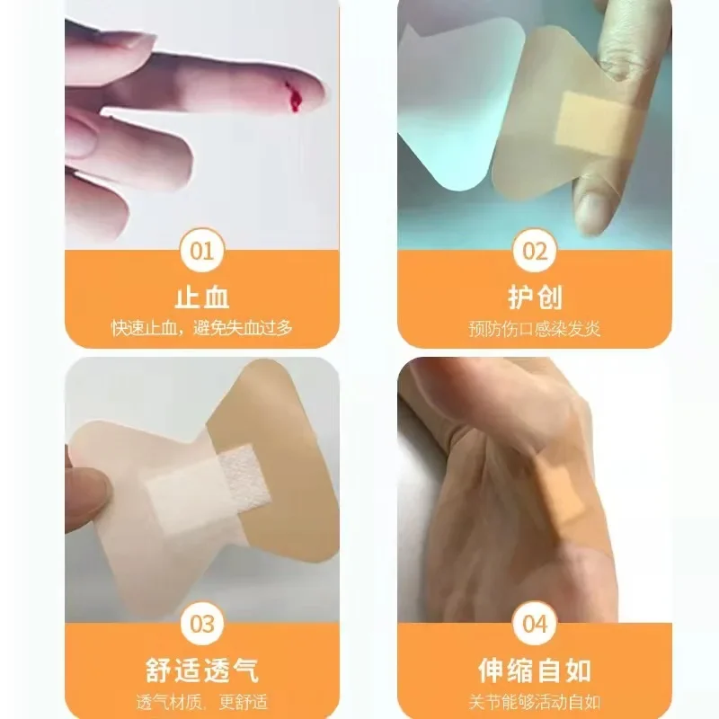 100 pz/lotto cerotto traspirante fasciatura impermeabile pronto soccorso medicazione per ferite nastro medico cerotto per ferite kit di emergenza Bandaids