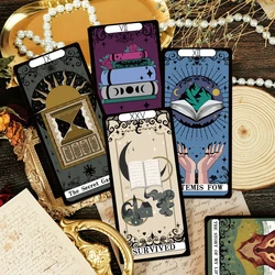 30pcs Tarot Reading Bookmarks Decoration Card Reading Pages Books Labeled Students Stationary Supplies Creative Bookmark