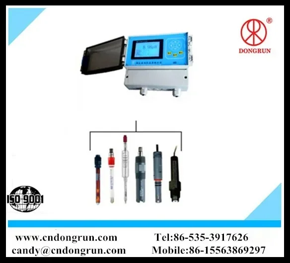 Industrial Intelligent Digital Online Temp. pH ORP Water quality Controller with RS485 4~20mA