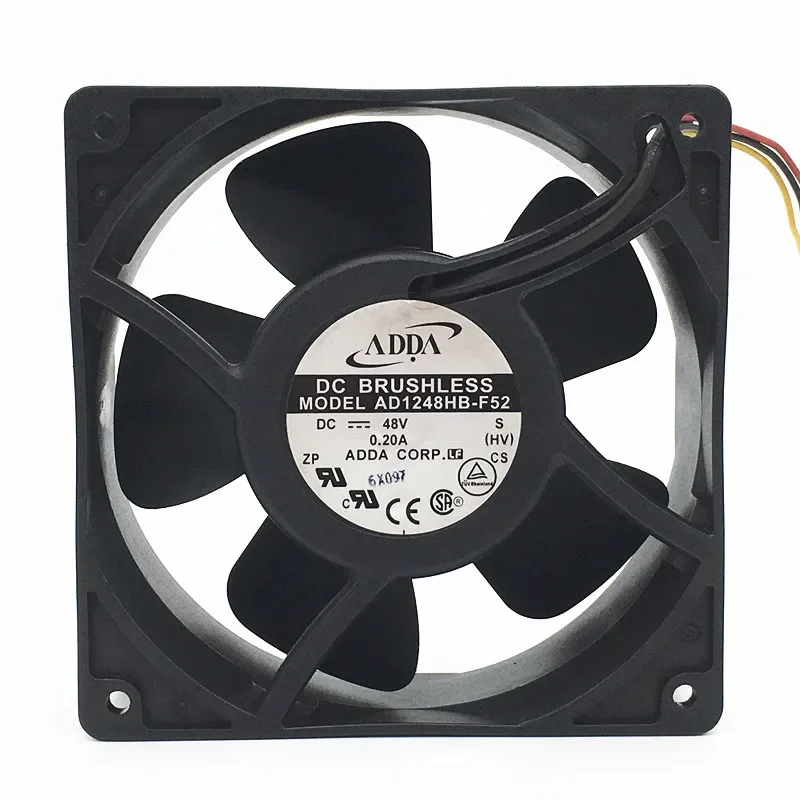 

Ltsf For ADDA AD1248HB-F52 DC 48V 0.20A 120x120x38mm 3-Wire Server Cooling Fan 12cm