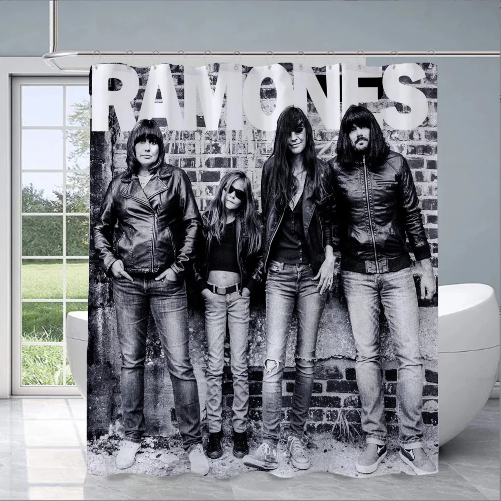 Rock-Ramones Zasłona łazienkowa Zasłony prysznicowe do zestawów akcesoriów łazienkowych Luksusowa składana przegroda