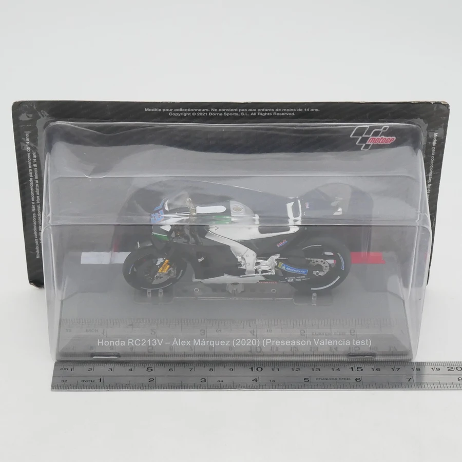 

Diecast Ixo 1:18 Scale Moto GP 2020 Honda RC213V Alex Marquez Alloy Car Model Collectible Toy Gift Souvenir Display Ornament