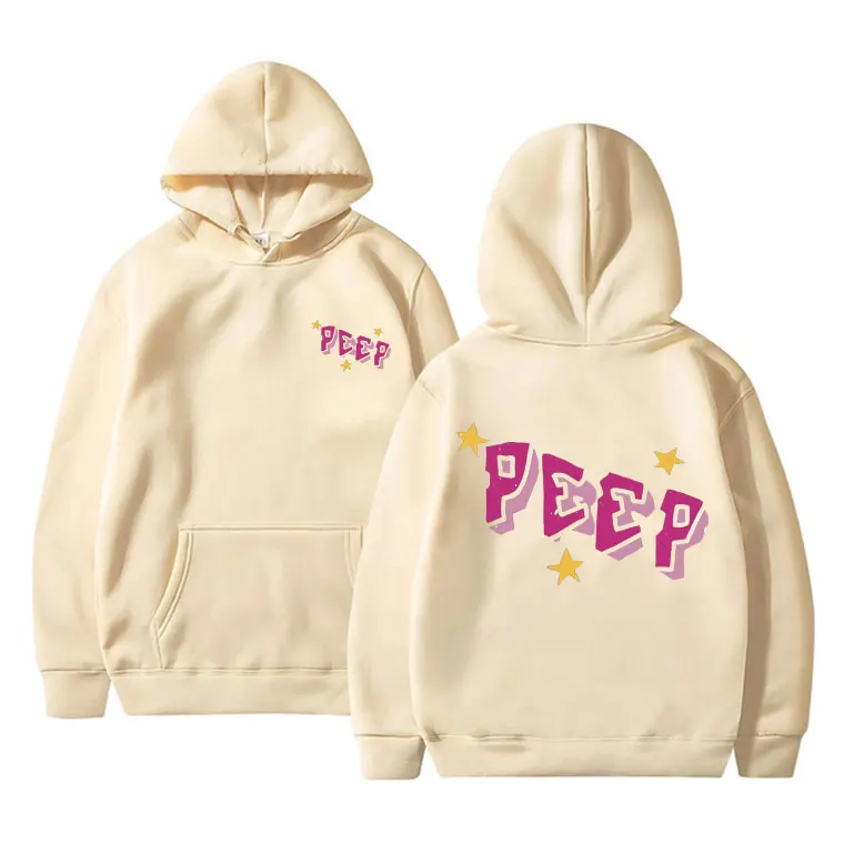 Rapper Lil Peep Merch Double Sided Print Hoodie Men Women's Fashion Vintage Hoodies Streetwear Male Hip Hop Oversized Sweatshirt