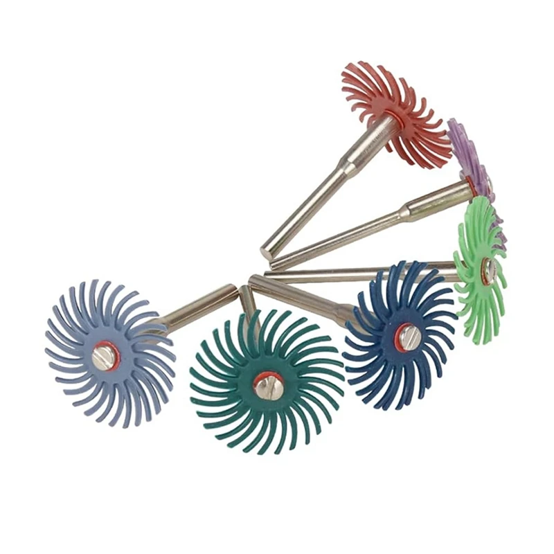 Imagem -04 - Escova Abrasiva para Jóias e Polimento de Madeira Radial Cerdas Disc Kit Como Mostrado Plástico Detalhe in 66 Pcs