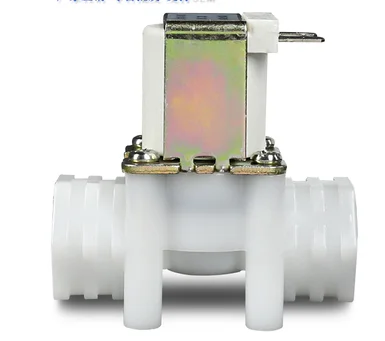 1Pc Plastic solenoid valve DN15 G1/2 Female Thread DC 12V DC 24V AC 220V Normal closed Normal Open Without Check/Filter function
