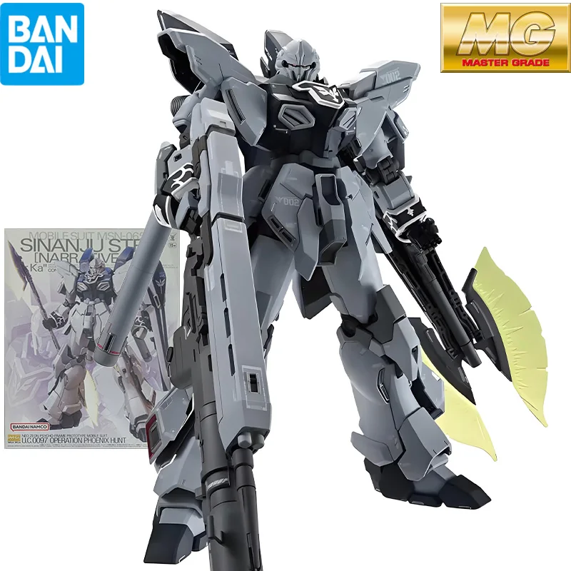 

Bandai Original MG Master Grade Series MG221 New Anzhou (NT Ver.) Ver.Ka Аниме Сборные фигурки Модель игрушки Коллекционная модель