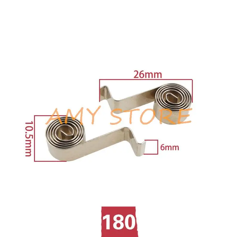 4pcs Repair Part CarbonBrush Holder Coil Spring for Bosch 6-100 GWS7-100 Bosch 180 Angle Grinder Dragon 6 10 13mm Electric Drill