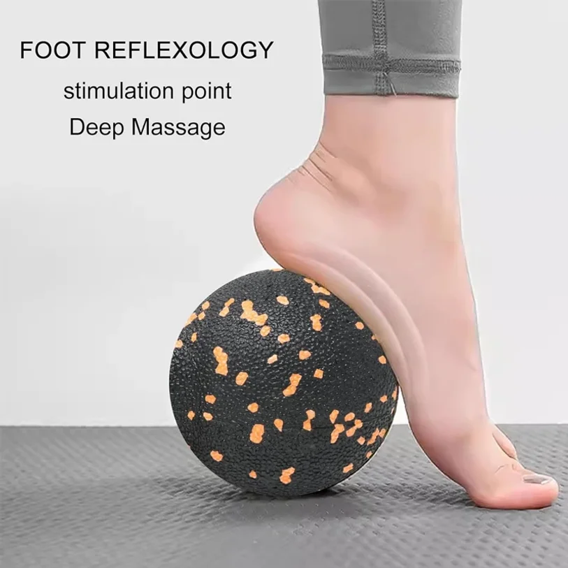 كرة تدليك الفول السوداني - مجموعة كرات اللفافة بعد التمرين، مجموعة كرات تدليك الأنسجة العميقة، كرة لاكروس، رول العضلات #6