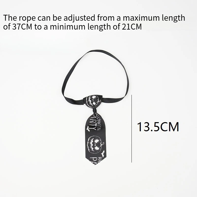 Corbata para fiesta de Halloween, decoración para mascotas, camino, fantasma, calavera, telaraña, gato, perro