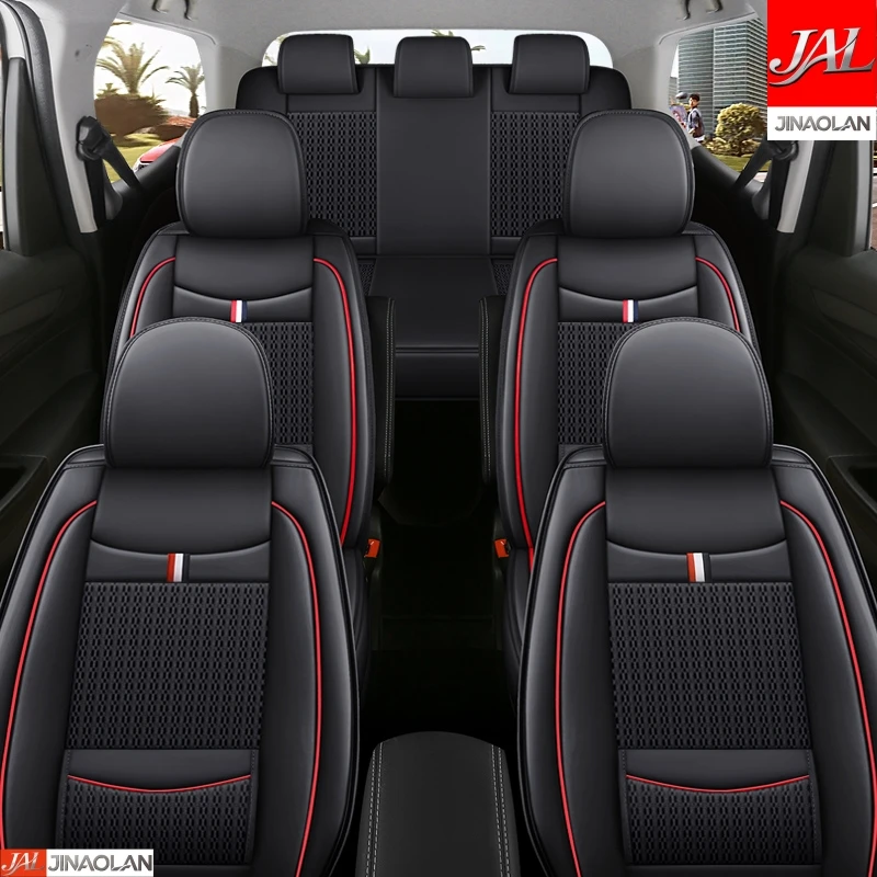 7-Seater Car Seat Covers Set, Luxurious and Comfortable [Fixed Lumbar Support], Breathable Ice Silk Full-Coverage 7-Seater Car Seat Covers for All Seasons, Does Not Affect the Use of Armrests, Only Suitable for 7-Seater Cars with 2+2+3 Seat Layout, Easy to Care for and Suitable for All Seasons, Decorative and Protective Seat Covers for 7-Seater Cars, Enhance the Driving Experience, an Excellent Gift for Christmas/New Year/Thanksgiving and Other Holidays