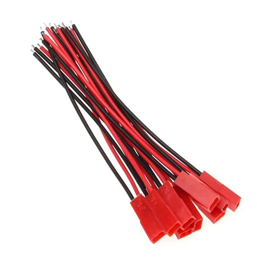 20Pcs/lot 100mm  2 Pin JST Plug Connector wire 150mm Male+Female Plug Connector Cable Wire for RC Toys Battery LED Lamp