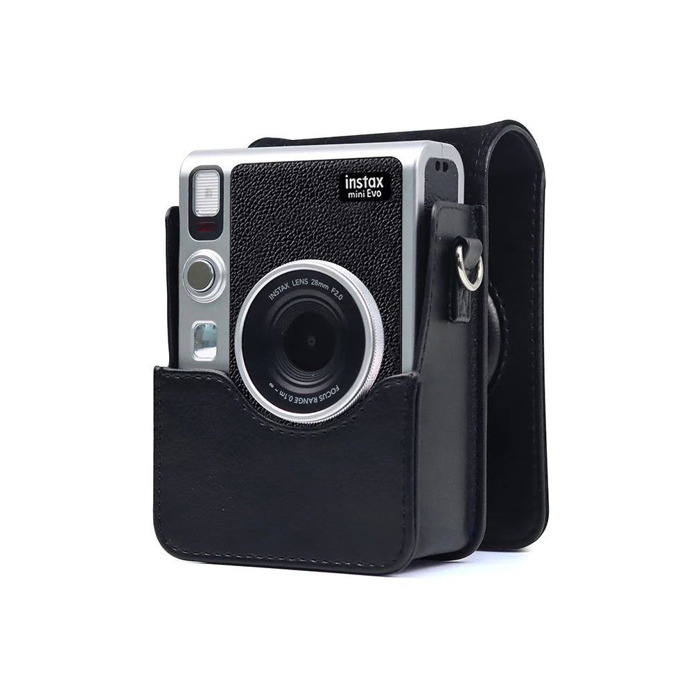 Funda Fujifilm Instax Mini EVO – Estuche de cuero protector con correa - imagen 4