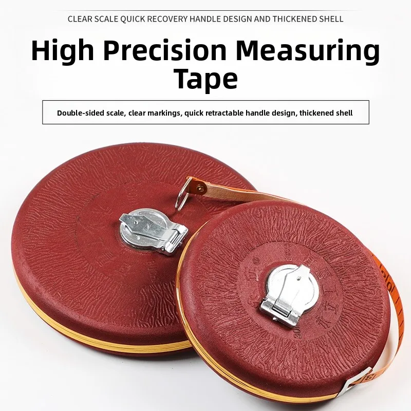 

Мягкая измерительная лента ABENUOR Love Beige, тканевая, для измерения расстояний, 0, 20, 30, 50, 100 метров, метрическая система