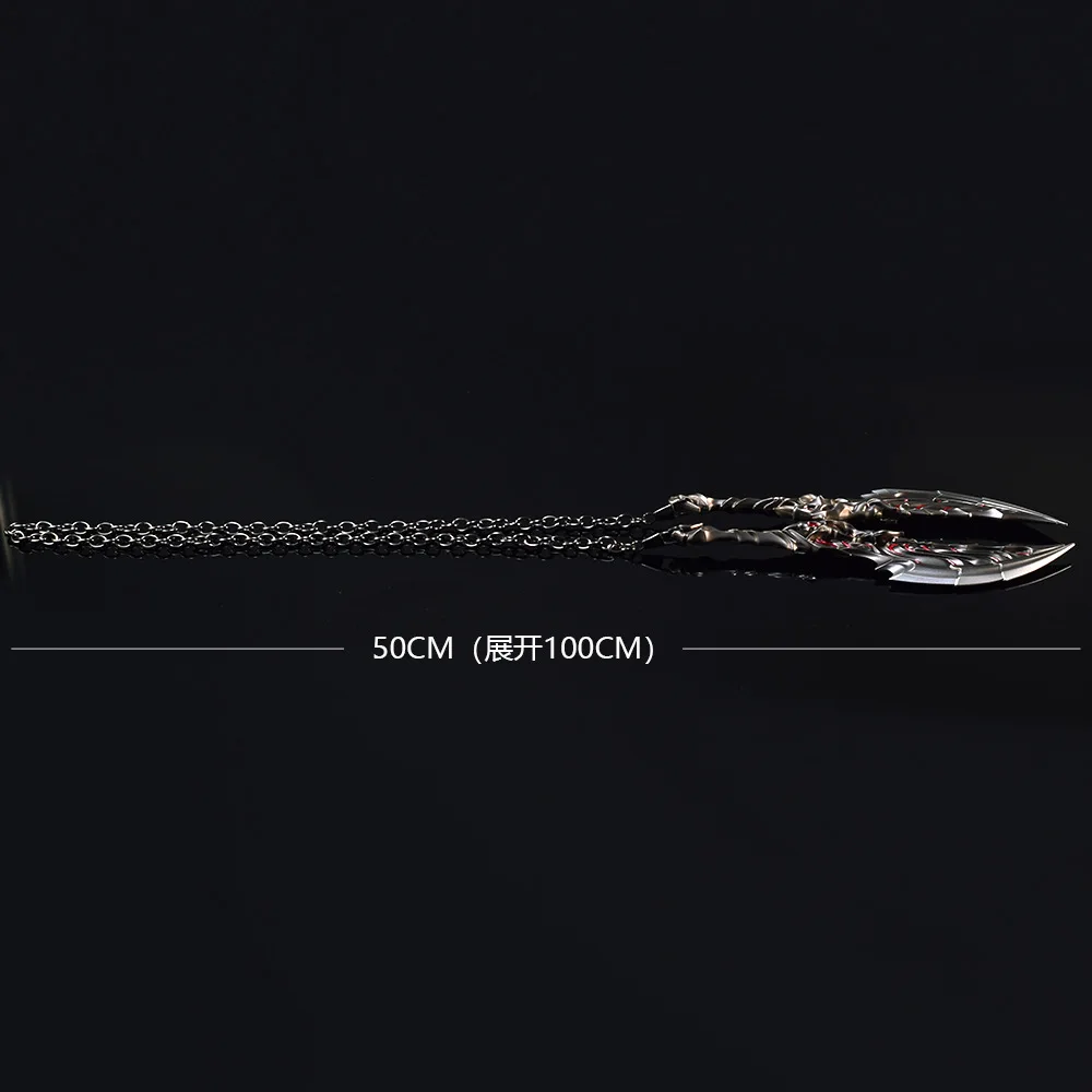 ใบมีดอาวุธ valorant 22ซม. พรีมอร์เดียพวงกุญแจโลหะโลหะตัวแทนระยะประชิดอาวุธคู่ของเครื่องประดับโมเดลงานฝีมือของเล่นของขวัญ