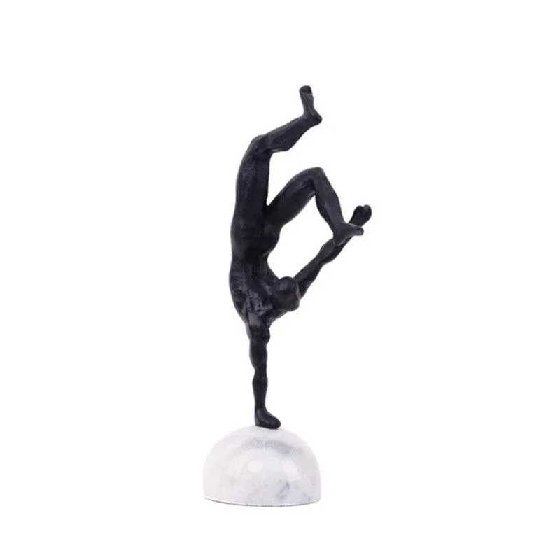 Handstand Athlete Character Resins Statue Desk Decoration Ornaments Figure Sculpture Crafts Abstract Artwork Modern Home Decor